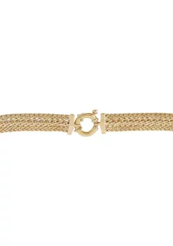 Best Sale 🎁 8.7 Millimeter Gua Mesh Design Necklace in 10K Yellow Gold by Belk & Co. 💯 -DealsBelk & Co. Store Belk 25011