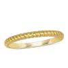 Coupon 🎁 Wedding Band with Twist Design in 14K Yellow Gold by Belk & Co. 💯
