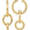 Budget 🥰 14K Yellow Gold Polished Double Round Hoop Earrings by Belk & Co. 🌟