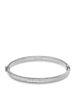Best Sale 🔥 Sterling Silver Bangle Bracelet by Belk & Co. 🔔 -DealsBelk & Co. Store Belk 2518