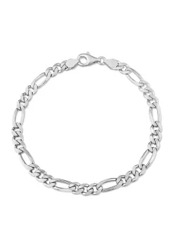 Cheap ⭐ Sterling Silver 5.5mm Figaro Chain Bracelet, 9" by Belk & Co. ⭐ -DealsBelk & Co. Store Belk 25285