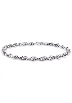 Brand new 🤩 2.2MM Singapore Chain Bracelet in Sterling Silver, 9 by Belk & Co. 💯