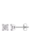Flash Sale 🎁 1/2 ct. t.w. Princess Cut Diamond Stud Earrings in 10k White Gold by Belk & Co. 🎁