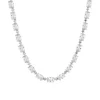 Buy 🥰 Lab Created White Sapphire Necklace in Sterling Silver by Belk & Co. 🥰
