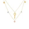 Best Sale 🧨 Heart Key Necklace in 10K Yellow Gold by Belk & Co. 🎉