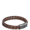 New 🔔 Stainless Barce Brown Leather with Magnetic Clasp by Belk & Co. ✔️