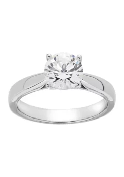 Top 10 💯 Grown With Love 1 1/2 ct. t.w. Lab Grown Diamond Solitaire Ring in 14K White Gold by Belk & Co. ❤️