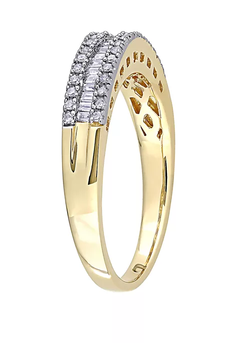 Coupon 👍 3/8 ct. t.w. Diamond 4 Row Anniversary Band in 10k White Gold by Belk & Co. 🎉 2 Coupon 👍 3/8 ct. t.w. Diamond 4 Row Anniversary Band in 10k White Gold by Belk & Co. 🎉 - Image 2