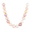 Best Sale 😍 11-15 Millimeter Natural Color Ming Pearl Necklace in Sterling Silver by Belk & Co. 😍