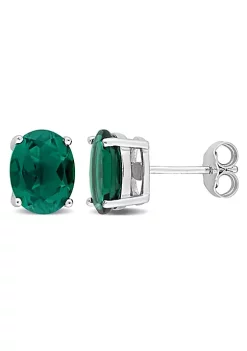 Best deal ๐ Lab Created 3.2 CT TGW Oval Created Emerald Stud Earrings in Sterling Silver by Belk & Co. โญ 7 Best deal ๐ Lab Created 3.2 CT TGW Oval Created Emerald Stud Earrings in Sterling Silver by Belk & Co. โญ -DealsBelk & Co. Store Belk 25693