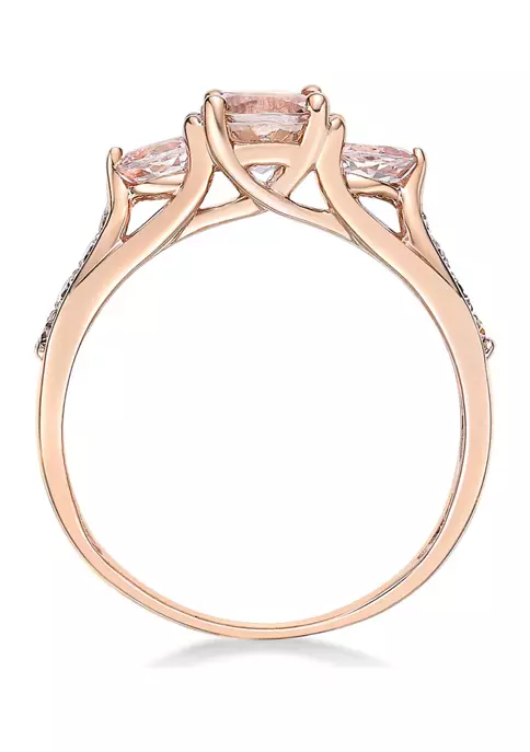 Best Pirce ๐ฏ 3/4 ct. t.w. Morganite and 1/5 ct. t.w. Diamond Ring in 10K Rose Gold by Belk & Co. ๐ 3 Best Pirce ๐ฏ 3/4 ct. t.w. Morganite and 1/5 ct. t.w. Diamond Ring in 10K Rose Gold by Belk & Co. ๐ - Image 3