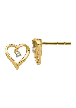 Top 10 ๐ฅ 1/10 ct. t.w. Lab Grown Diamond Heart Earrings in 14K Yellow Gold by Belk & Co. ๐ 7 Top 10 ๐ฅ 1/10 ct. t.w. Lab Grown Diamond Heart Earrings in 14K Yellow Gold by Belk & Co. ๐ -DealsBelk & Co. Store Belk 25778