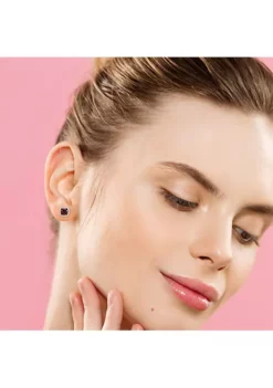 Promo 👏 2.5 ct. t.g.w. Garnet Stud Earrings in Sterling Silver by Belk & Co. 😀 -DealsBelk & Co. Store Belk 2586