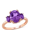 Hot Sale 🔥 Amethyst 3 Stone Ring by Belk & Co. 😍