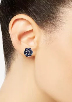 Wholesale 🛒 Sterling Silver Sapphire Earrings by Belk & Co. ✨ -DealsBelk & Co. Store Belk 25920