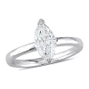 Flash Sale 🌟 1 CT TW Marquise-Cut Diamond Solitaire Engagement Ring in 14k White Gold by Belk & Co. 🤩