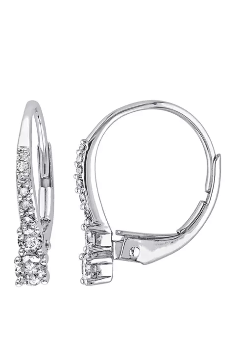 Top 10 ๐ฏ 1/3 ct. t.w. Diamond Drop Earrings in 10k White Gold by Belk & Co. โค๏ธ 3 Top 10 ๐ฏ 1/3 ct. t.w. Diamond Drop Earrings in 10k White Gold by Belk & Co. โค๏ธ - Image 3