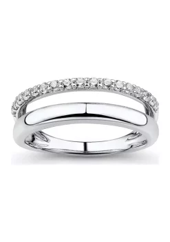 Best Sale โญ 1/4 ct. t.w. Diamond Ring in 10K White Gold by Belk & Co. ๐