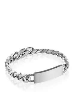 Buy 🔥 Men's Stainless Steel ID Bracelet by Belk & Co. 😀