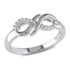Cheap 👏 Diamond Infinity Ring In Sterling Silver by Belk & Co. 🧨