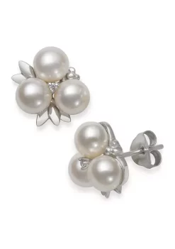 New ๐ 6-7 Millimeter Cultured Freshwater Pearl and Diamond Accent Fruit Earrings in Sterling Silver by Belk & Co. ๐ 7 New ๐ 6-7 Millimeter Cultured Freshwater Pearl and Diamond Accent Fruit Earrings in Sterling Silver by Belk & Co. ๐ -DealsBelk & Co. Store Belk 26014