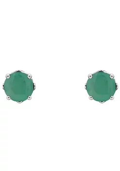 Promo 🔔 Sterling Silver 5mm Round Emerald Stud Earrings by Belk & Co. 🔔 -DealsBelk & Co. Store Belk 26018
