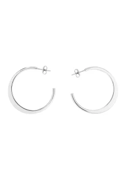 Promo 👏 Sterling Silver 3/4 Moon Earring by Belk & Co. ⭐ -DealsBelk & Co. Store Belk 26032