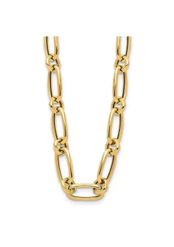 Buy ✔️ 14K Yellow Gold Polished Fancy Link Necklace by Belk & Co. 🛒 -DealsBelk & Co. Store Belk 26054