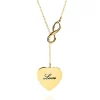 Budget 🎁 14k Yellow Gold Infinity Heart Necklace by Belk & Co. ✔️