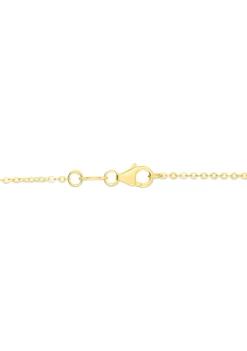Discount 🎁 14 Karat Yellow Gold Initial-N Necklace by Belk & Co. 😉 -DealsBelk & Co. Store Belk 26096