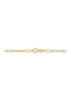 Outlet ❤️ 18k Yellow Gold Plated Sterling Silver Fancy Paperclip Chain Necklace by Belk & Co. ✨ -DealsBelk & Co. Store Belk 2613