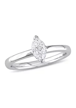 Promo 🌟 1/2 CT TW Marquise-Cut Diamond Solitaire Engagement Ring in 14k White Gold by Belk & Co. ✨ 11 Promo 🌟 1/2 CT TW Marquise-Cut Diamond Solitaire Engagement Ring in 14k White Gold by Belk & Co. ✨ -DealsBelk & Co. Store Belk 26164