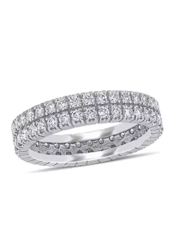 Hot Sale 🔥 1 ct. t.w. Diamond Eternity Ring in 14K White Gold by Belk & Co. 💯