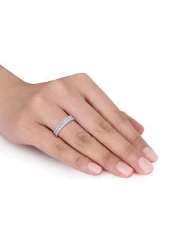 Hot Sale 🔥 1 ct. t.w. Diamond Eternity Ring in 14K White Gold by Belk & Co. 💯 -DealsBelk & Co. Store Belk 26169