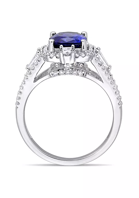 Cheapest ๐งจ 2.56 ct. t.g.w. Blue Sapphire and 3/4 ct. t.w. Diamond Engagement Ring in 14K White Gold by Belk & Co. ๐ฏ 4 Cheapest ๐งจ 2.56 ct. t.g.w. Blue Sapphire and 3/4 ct. t.w. Diamond Engagement Ring in 14K White Gold by Belk & Co. ๐ฏ - Image 4