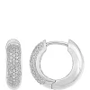 Best Sale 🥰 1/2 ct. t.w. Diamond Hoop Earrings in 10k Gold by Belk & Co. ⌛