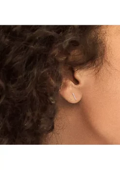 Best Sale 😉 Diamond Bar Earrings in 14K Rose Gold by Belk & Co. 😍 -DealsBelk & Co. Store Belk 26294