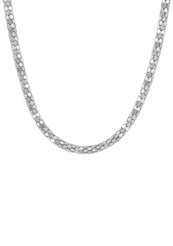 New ๐ฅ Polished 5 mm Chain Necklace In Sterling Silver by Belk & Co. ๐ฅฐ