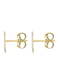 Discount 🎉 14KY Yellow Gold Initial-Z Post Earring by Belk & Co. ⌛ -DealsBelk & Co. Store Belk 26355