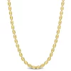 New 🔔 Oval Ball Chain Necklace in 18k Yellow Gold Plated Sterling Silver, 20" by Belk & Co. ❤️
