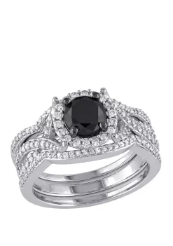 Buy ๐ฅ 1.5 ct. t.w. Black and White Diamond Halo 3 Piece Bridal Set in 10K White Gold by Belk & Co. ๐ 11 Buy ๐ฅ 1.5 ct. t.w. Black and White Diamond Halo 3 Piece Bridal Set in 10K White Gold by Belk & Co. ๐ -DealsBelk & Co. Store Belk 26379