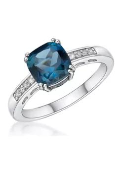 Cheapest ๐ 1.75 ct. t.w. London Blue Topaz and 1/10 ct. t.w. Diamond Ring in 10K White Gold by Belk & Co. ๐ 8 Cheapest ๐ 1.75 ct. t.w. London Blue Topaz and 1/10 ct. t.w. Diamond Ring in 10K White Gold by Belk & Co. ๐ -DealsBelk & Co. Store Belk 2640