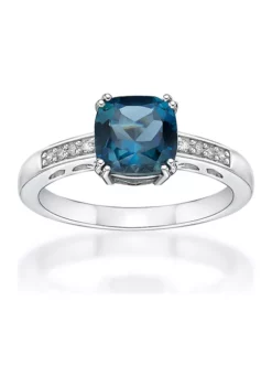 Cheapest ๐ 1.75 ct. t.w. London Blue Topaz and 1/10 ct. t.w. Diamond Ring in 10K White Gold by Belk & Co. ๐ 9 Cheapest ๐ 1.75 ct. t.w. London Blue Topaz and 1/10 ct. t.w. Diamond Ring in 10K White Gold by Belk & Co. ๐ -DealsBelk & Co. Store Belk 2641