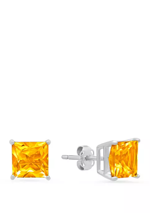 Outlet ๐ 2.5 ct. t.w. Citrine Stud Earrings by Belk & Co. โค๏ธ 2 Outlet ๐ 2.5 ct. t.w. Citrine Stud Earrings by Belk & Co. โค๏ธ - Image 2