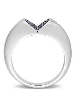 Coupon 🎉 1/5 ct. t.g.w. Created Blue Sapphire Heart Ring in Silver with Black Rhodium Plated by Belk & Co. 🥰 9 Coupon 🎉 1/5 ct. t.g.w. Created Blue Sapphire Heart Ring in Silver with Black Rhodium Plated by Belk & Co. 🥰 -DealsBelk & Co. Store Belk 26461