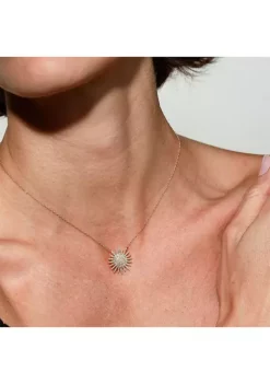 Top 10 ✨ 1/2 ct. t.w. Diamond Starburst Necklace in 14K Yellow Gold by Belk & Co. 🌟 -DealsBelk & Co. Store Belk 26496