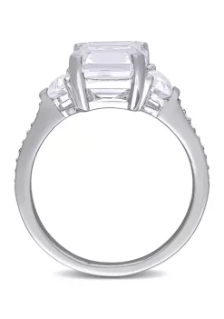 Best reviews of ⌛ 5 1/5 CT TGW White Topaz and Diamond Accent Estate Ring in Sterling Silver by Belk & Co. 🌟 -DealsBelk & Co. Store Belk 26533