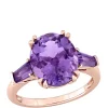 Best reviews of 🌟 4.38 ct. t.w. Amethyst 3 Stone Ring by Belk & Co. 👏