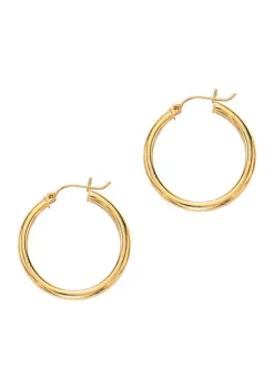 Budget 🤩 14KY Hoop Earring by Belk & Co. ✔️