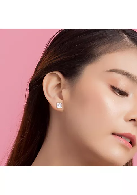 Hot Sale โญ 6 CT TGW White Topaz Earrings Silver by Belk & Co. ๐ 4 Hot Sale โญ 6 CT TGW White Topaz Earrings Silver by Belk & Co. ๐ - Image 4